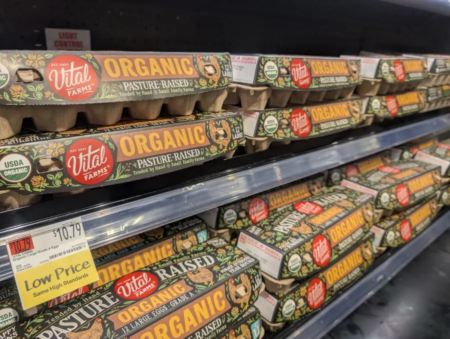 Vital Farms display